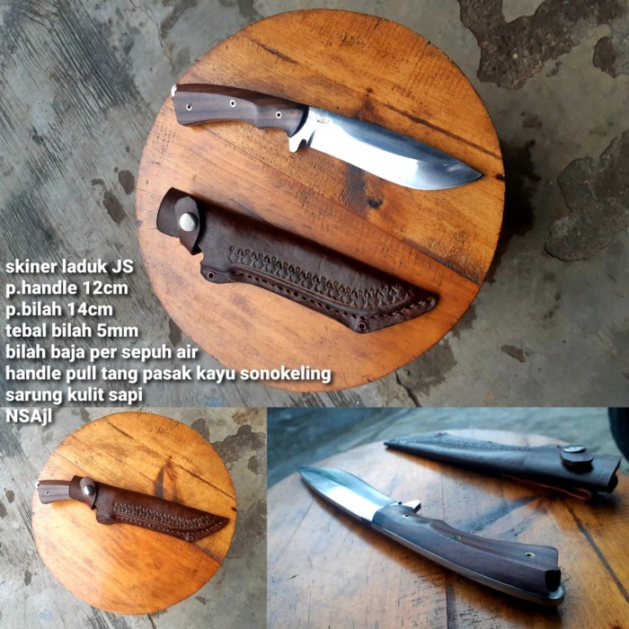Pisau Seset Kulit - Skinner Knife Pisau Seset Sisit Tajam Murah Pisau Kecil - Vivistecolection