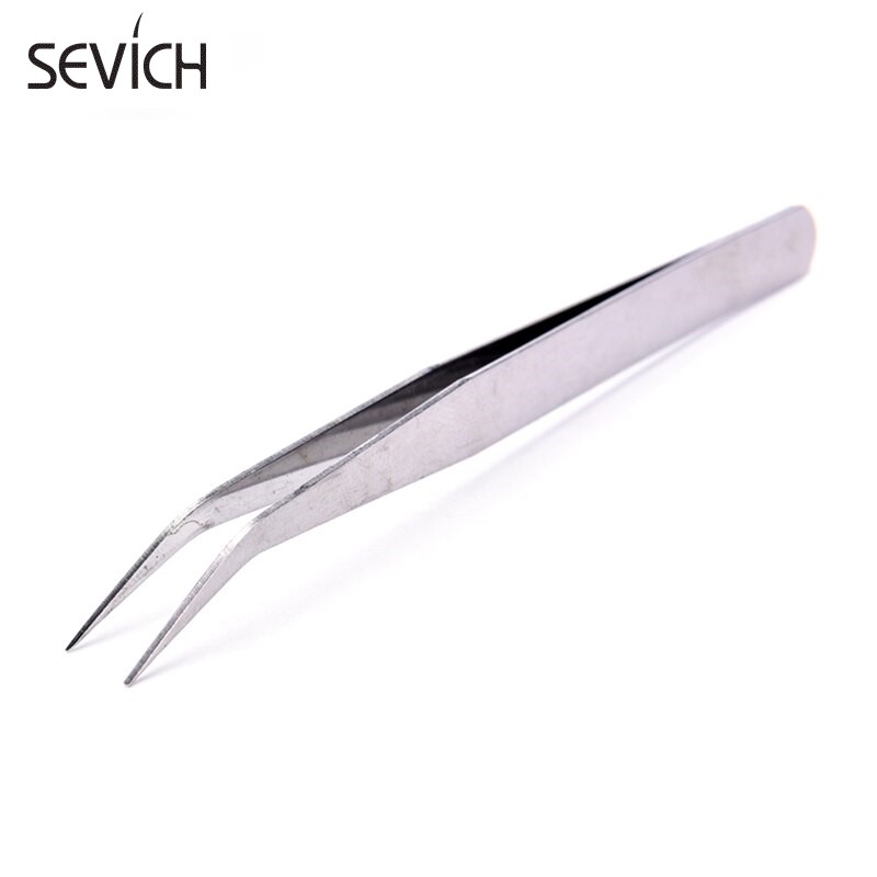 SEVICH Pinset Extension Bulu Mata Bahan Stainless Steel