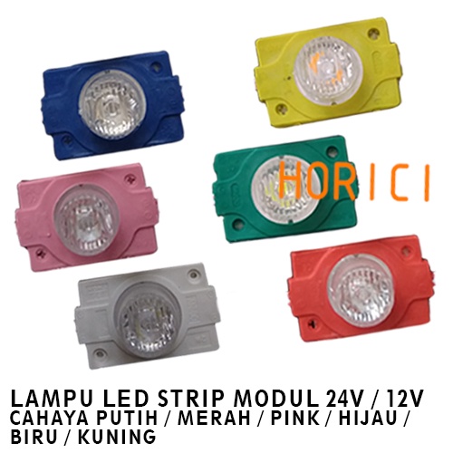 LAMPU LED MODUL 1PCS 1 MATA BESAR DC 12V / 24V  VARIASI LAMPU MOBIL MOTOR MODULE