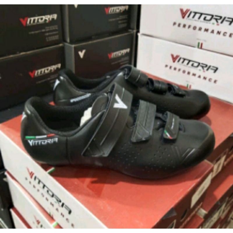 Sepatu Road Bike Vittoria Rapide Road Shoes Black