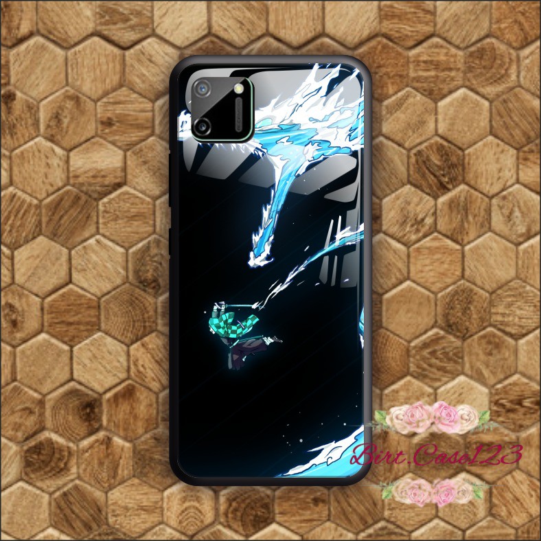 back case glass KIMETSU NO YAIBA Oppo A3s A1k A5 A9 2020 A7 F9 A5s A31 A52 a53 A92 A37 A57 BC2806