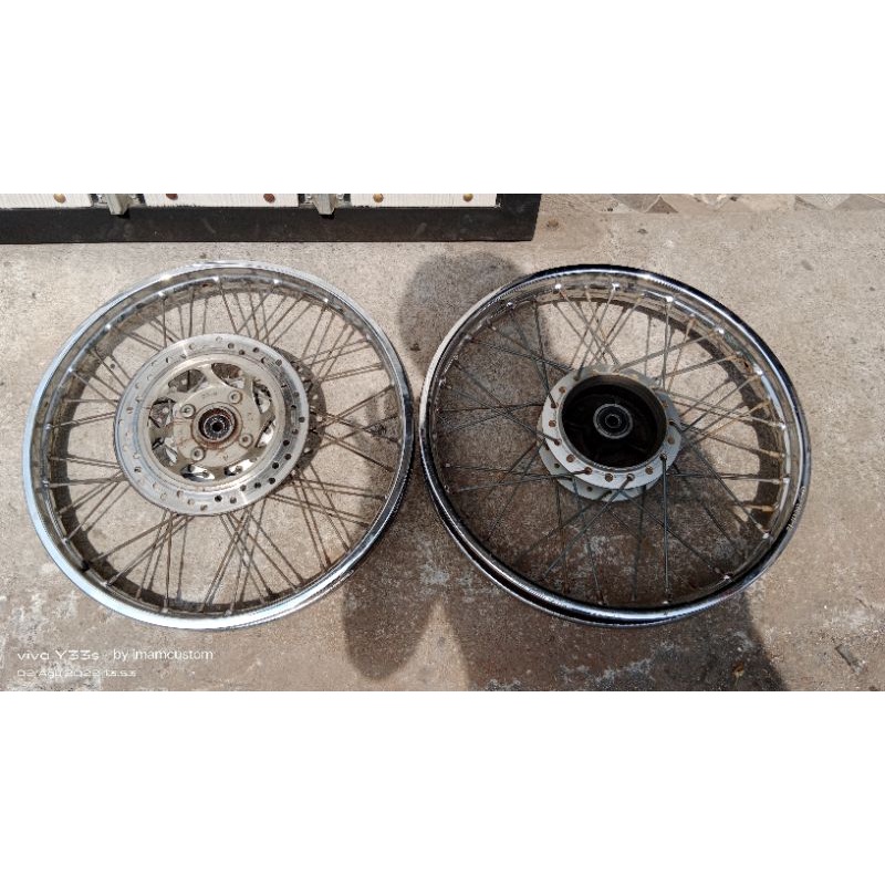 Velg jari - jari set original copotan SUPRA X 125