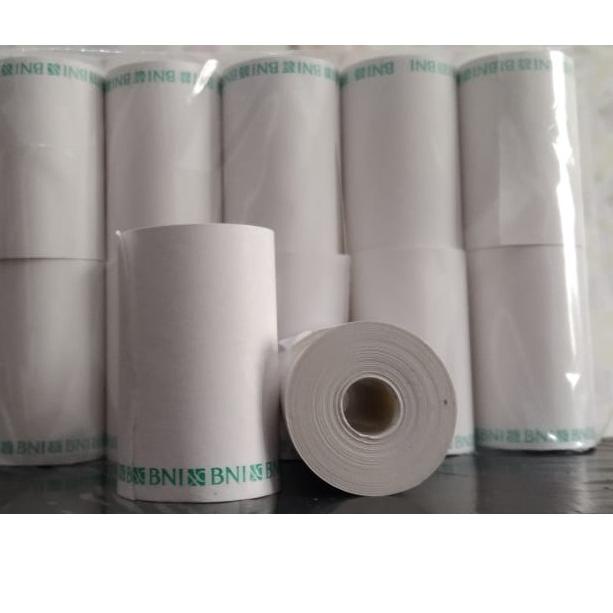

[KODE PRODUK BZDhj65] 10 Roll - Kertas thermal BNI, Mandiri, Polos 57x38 mm, BRI 57x33 mm, Permata, OVO, DKI 57x40 mm