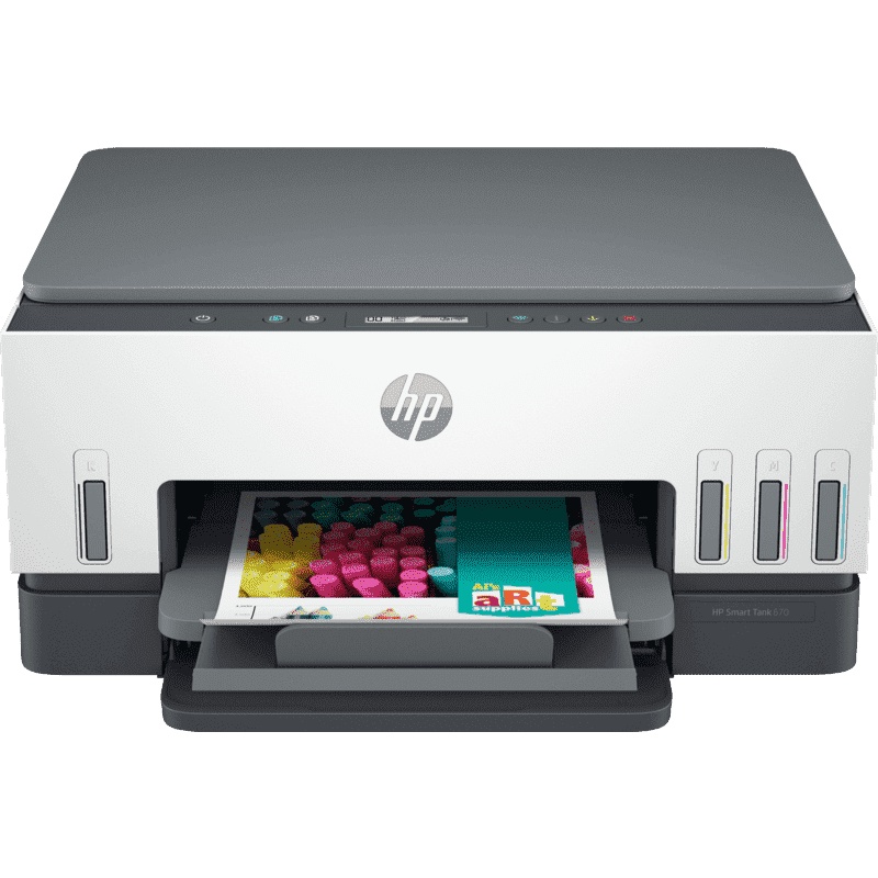 HP Smart Tank 670 All in One Print Scan Copy Wireless Duplex