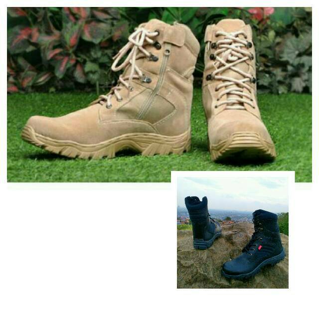 Sepatu Boots Safety Shoes Pria Aman Kerja Brand Original 