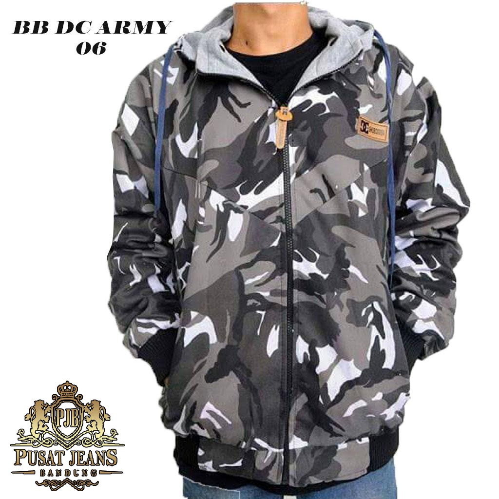 RCL - Jaket Pria Bolak Balik Pria BB Army Rusia Loreng 2 In1 Parasut Fleece Size M/L/ XL &amp; XXL