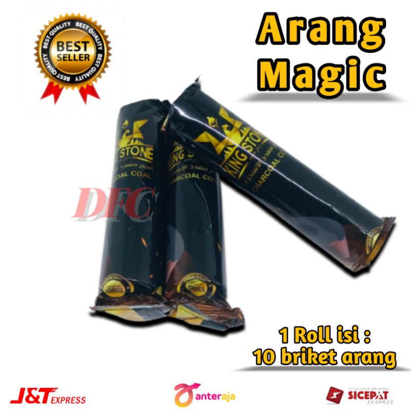 Arang Magic charco lite-bara - areng - Shisha Charcoal Bri