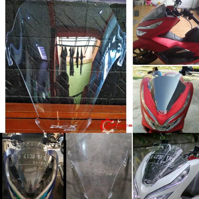 Windshield Honda Pcx Aksesoris Honda new pcx