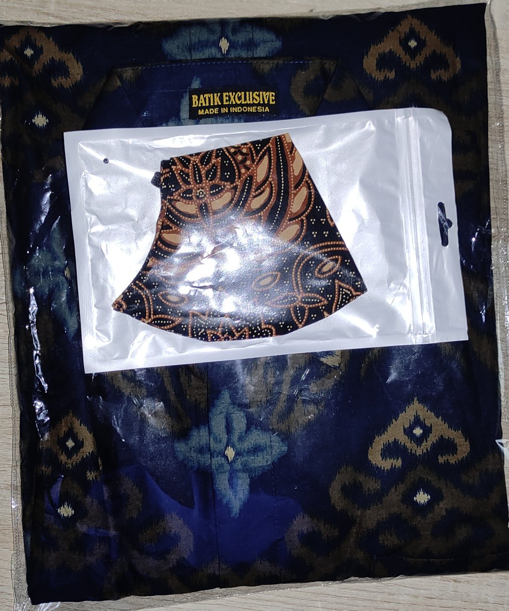 Kemeja Batik Pria | Baju Batik Pria Lengan Panjang Lapis Furing Premium Te001