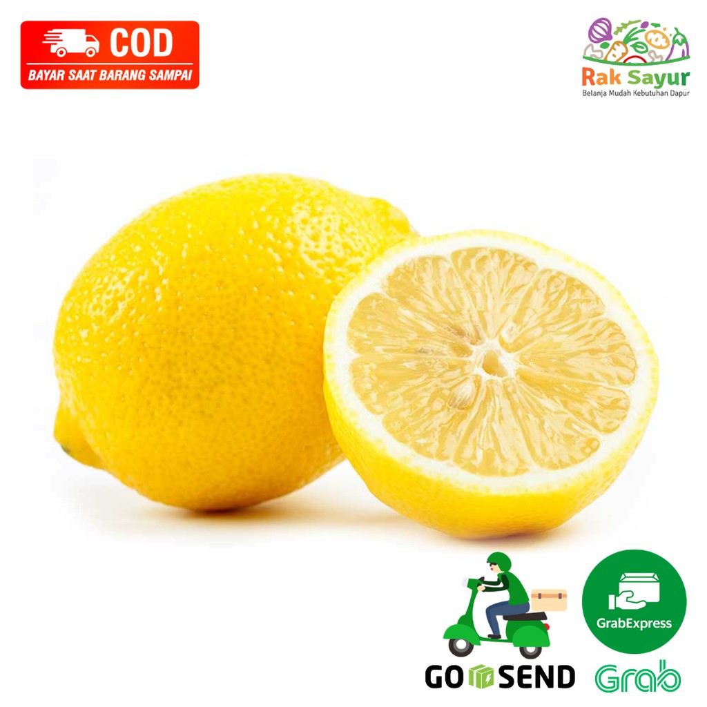 

Lemon Import California Premium 500gr Buah Segar Fresh Rak Sayur Padang