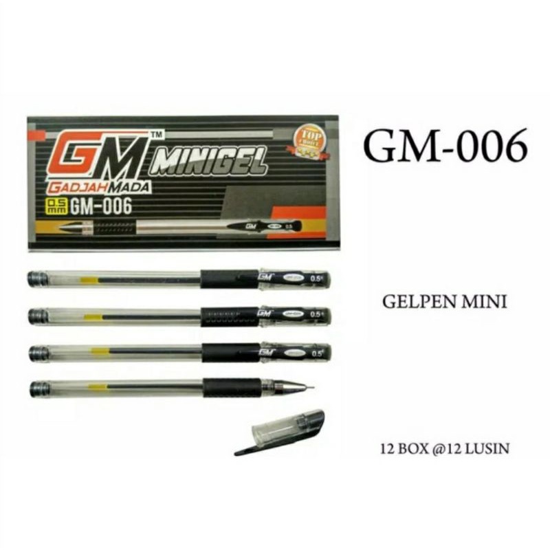 

Pulpen Gel GM 006 Dengan Kualitas Tinta Standar Internasional