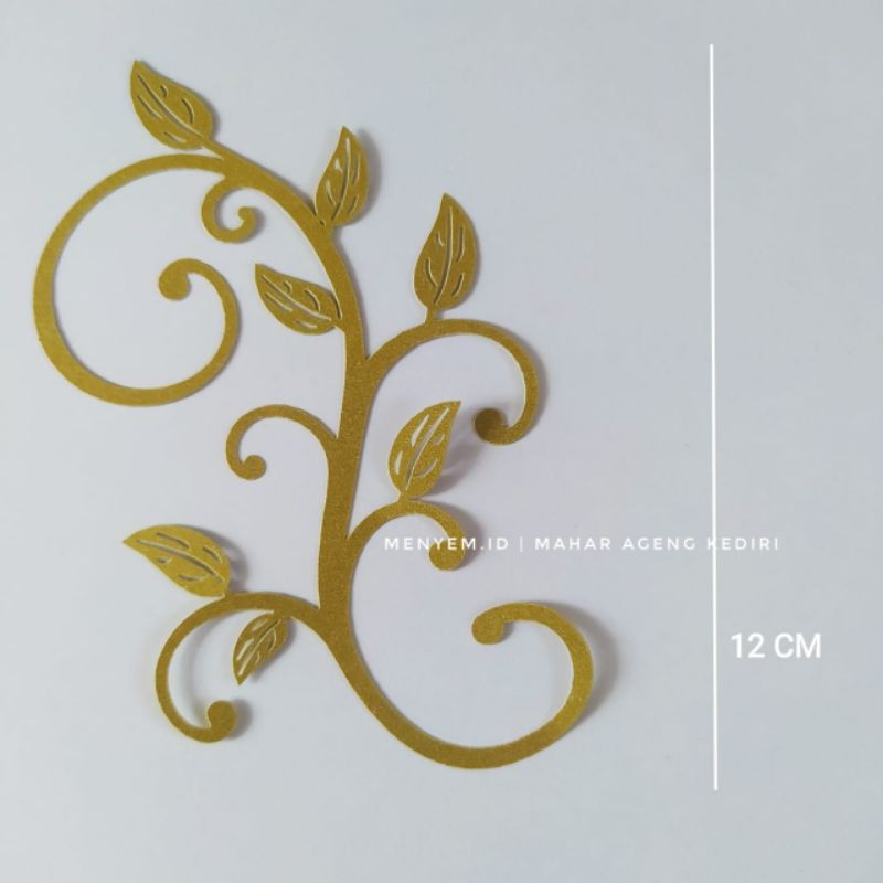 

RS Sulur Daun paper Laser cut Scrapbook