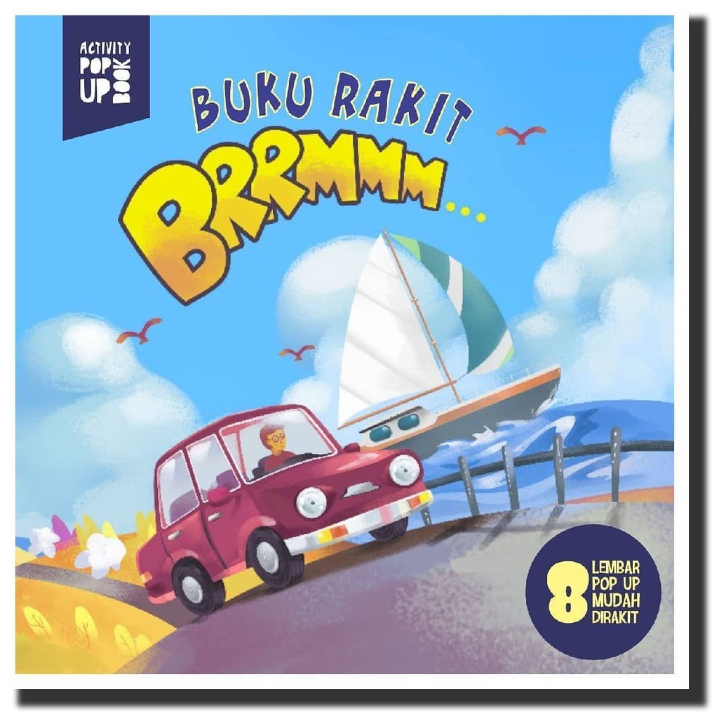 Buku Pop Up Book Rakit Seri BRMMMM Impian Studio Bk0114