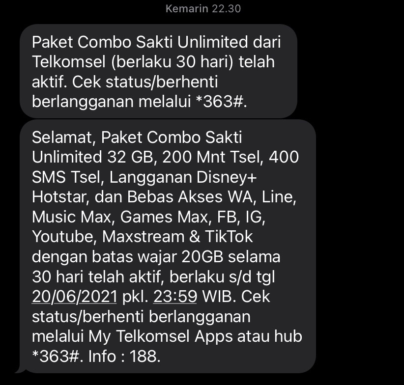 Paket Data Telkomsel Simpati As Loop Regular Combo Omg Semua Zona 24 Jam 30 Hari Shopee Indonesia