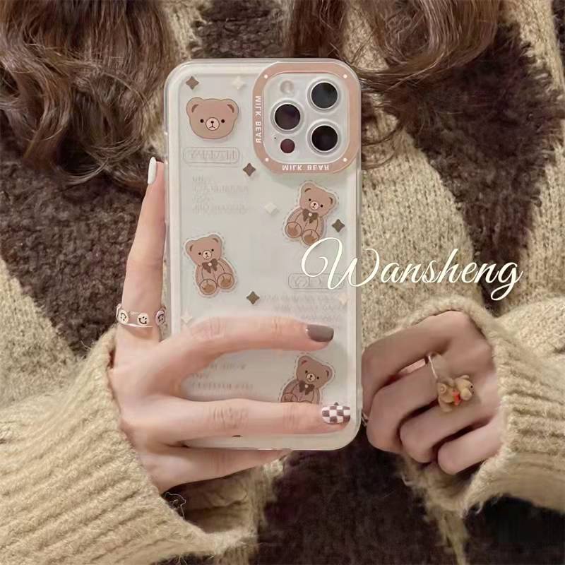 iPhone Case iPhone 13 13pro 13prm Silicone Soft Case Transparent Cute Cartoon Mockup for iphone 11 iphone 12 pro max iphone 7 plus iphone 8 plus phone xr xs max X Xr 11 Max 8plus iphone Pro mini7SE