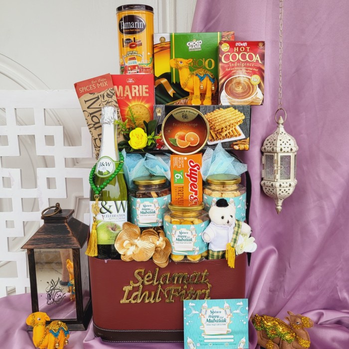 

Paket box hampers lebaran parcel idul fitri ramadhan kue kering 76