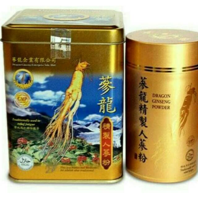 

Dragon Ginseng Powder Shen Long asli import malaysia