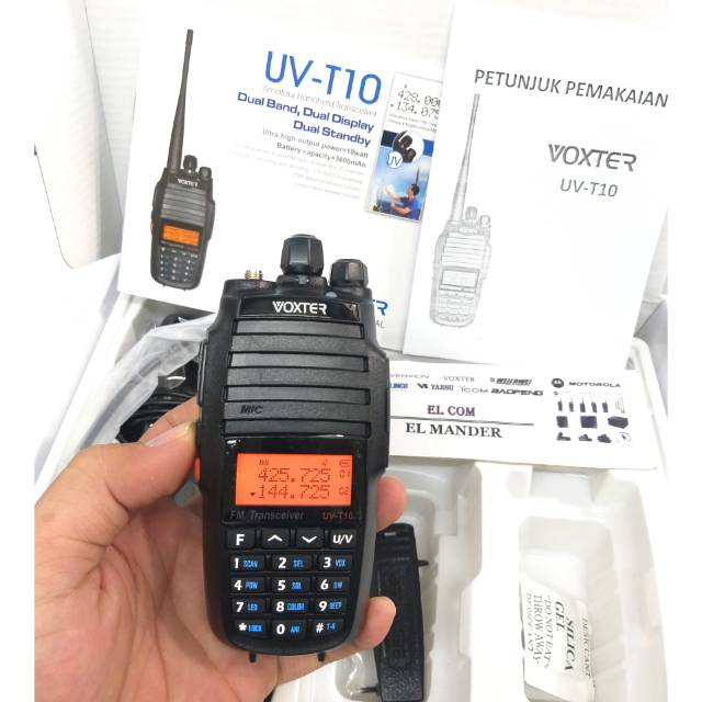 HT VOXTER UV-T10 DUALBAND 10 WATT - JUAL HT VOXTER UV T10 DUAL BAND ORIGINAL MURAH