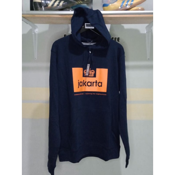 Weekend Offender Hoodie City Series Jakarta Navy/Orange