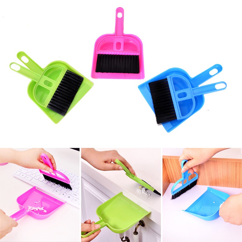 SAPU PENGKI MINI SET SERBAGUNA SAPU MINI DUSTPAN SET SEROKAN / SAPU DEBU MOBIL KEYBORD PERABOT RUMAH