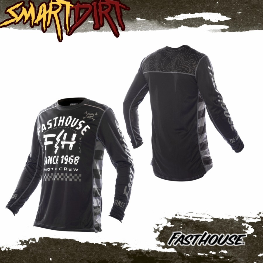 JERSEY CROSS FASTHOUSE BLACK WHITE ORIGINAL FASTHOUSE