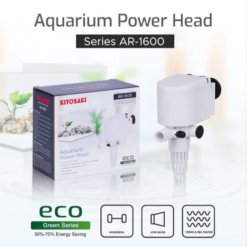 Pompa aquarium Ginga &amp; Kyosaki 1600 Power head filter canister aquascape ikan hias