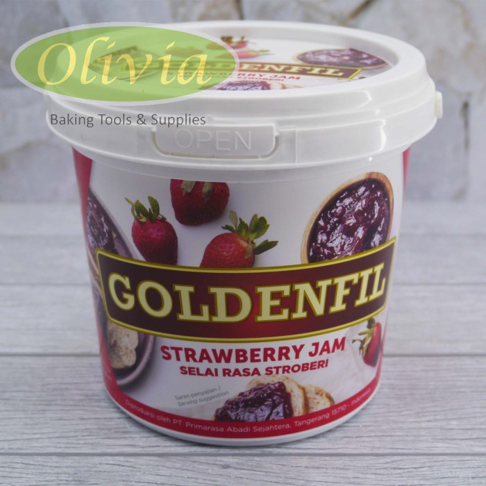 Jual Selai Stroberi/Strawberry jam Goldenfil 1 Kg | Shopee Indonesia