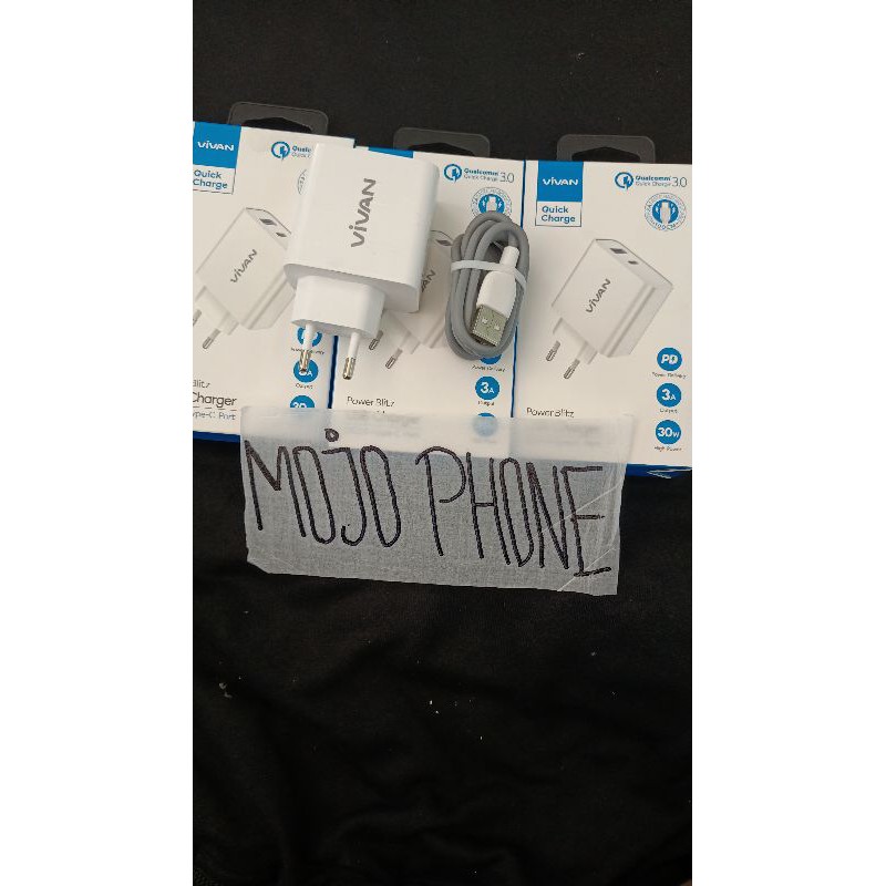 VIVAN QUICK CHARGE 3A. TYPE C PORT