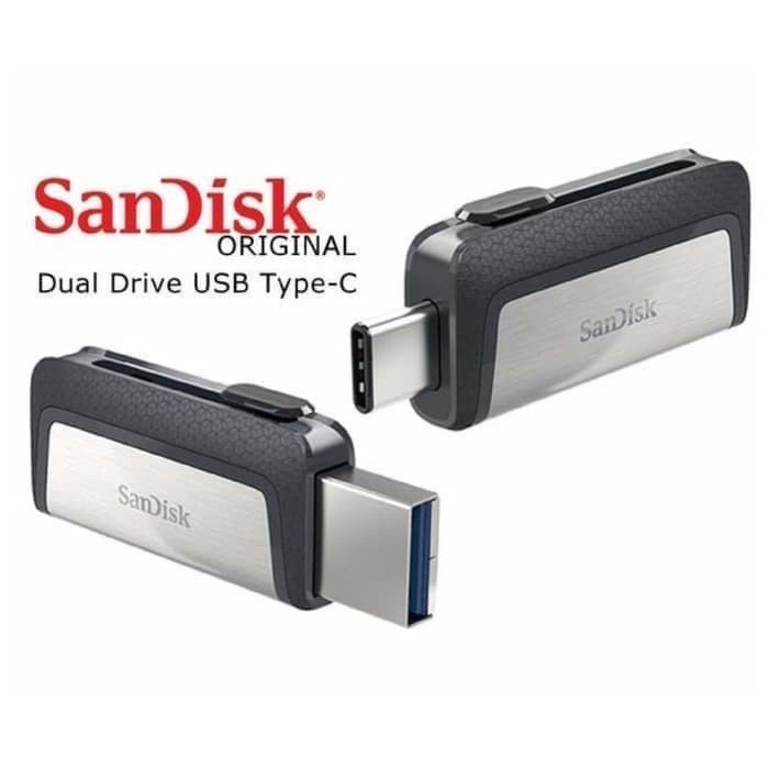 Flash Disk OTG usb Type C Sandisk 64gb - Flash Drive OTG Type C 64gb