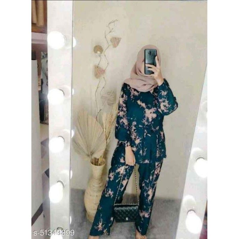 One Set Tie Dye Gelap Tali Serut Lengan Karet-Tiedye serut Jotol