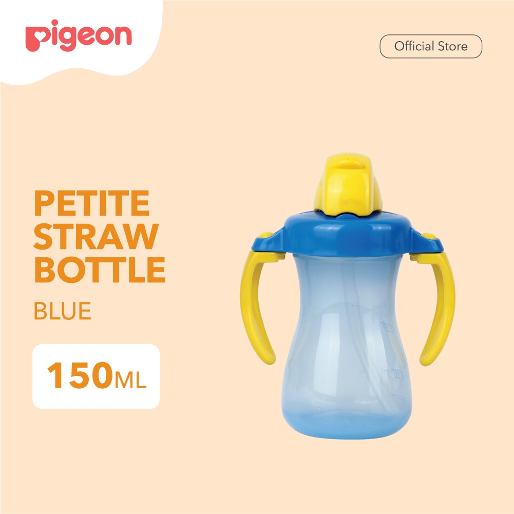 PIGEON Petite Straw Bottle | Botol Minum Bayi ada sedotan