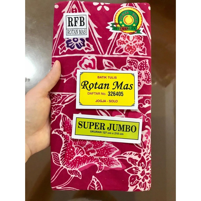 Sarung batik Rotan Mas jumbo TERMURAH (blm jahit) #ori #rotanmas #original #murah #asli