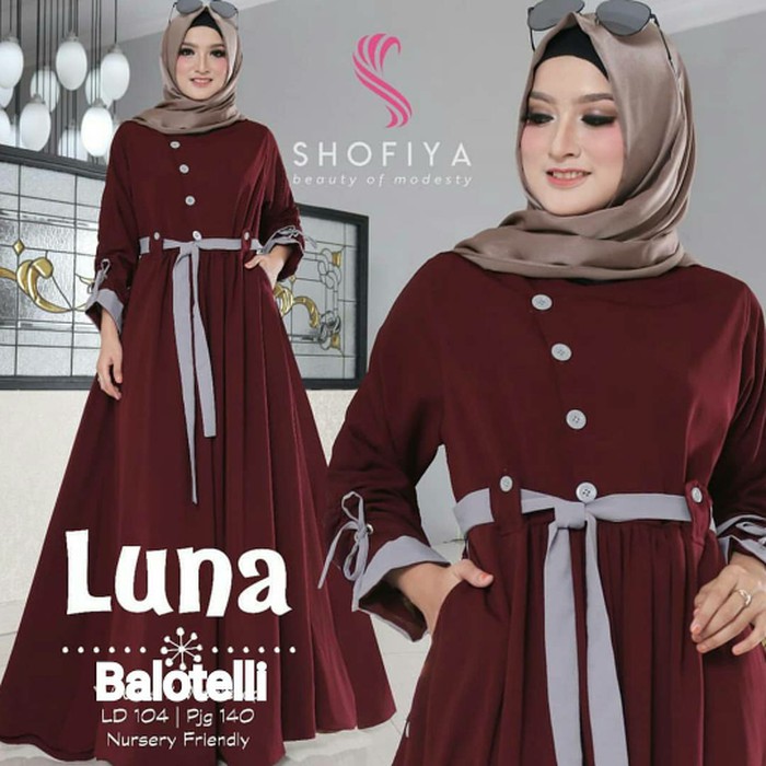 GAMIS SYARI ANNAJAH CAPUCCINO 900GR 110 140 ALLSIZE GAMIS SYARI BUSUI CADAR CREPE HQ POLOS MURAH I.