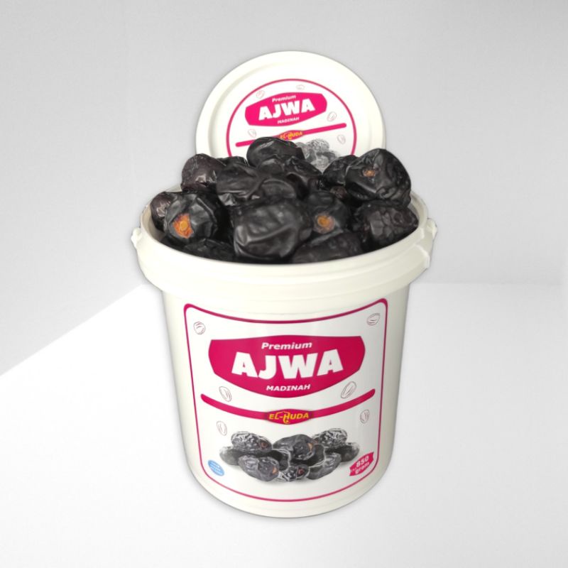 

(TERLARIS)(QUALITAS TERBAIK) Ajwa Madinah / Ajwa asli Madinah 100% / ajwa madinah ember / ajwa ember