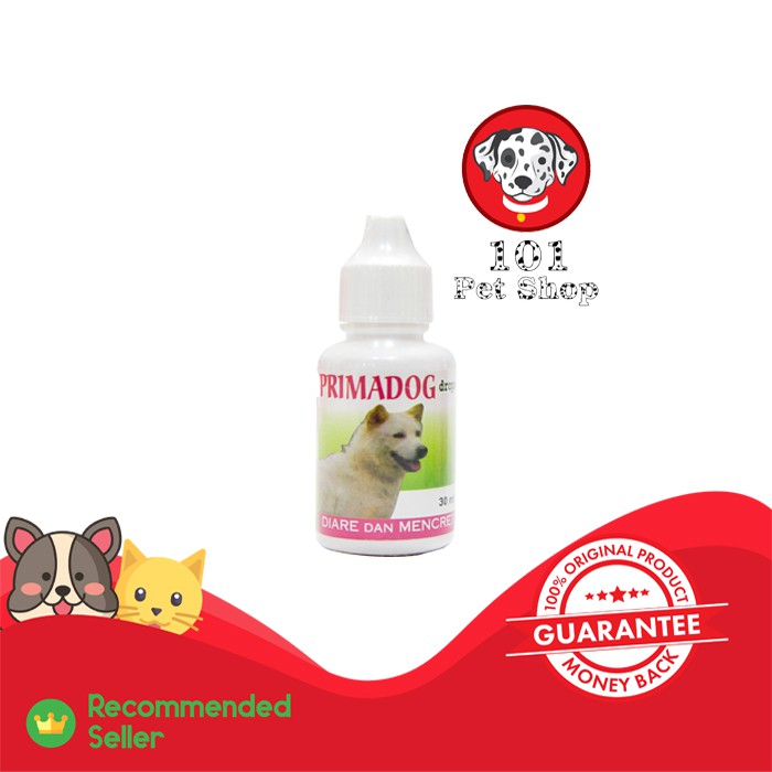 OBAT DIARE DAN MENCRET PRIMA DOG DROP 30ML UNTUK ANJING