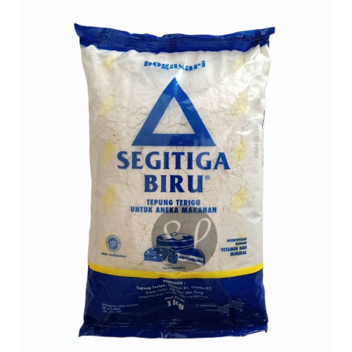 

Tepung Terigu Segitiga Biru 1Kg Premium Tepung Biru Segitiga Biru Bogasari