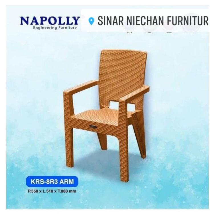 kursi plastik napoli