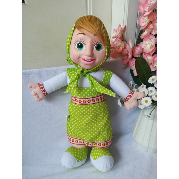Boneka Marsya Muka karet Ukuran L dan XL