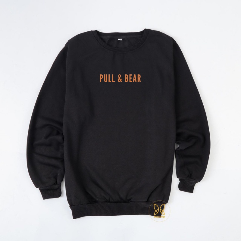 Crewneck PULL &amp; BEAR Abu misty | Crewneck Pull n Bear Simple Pria Wanita Sweatshirt Top Quality