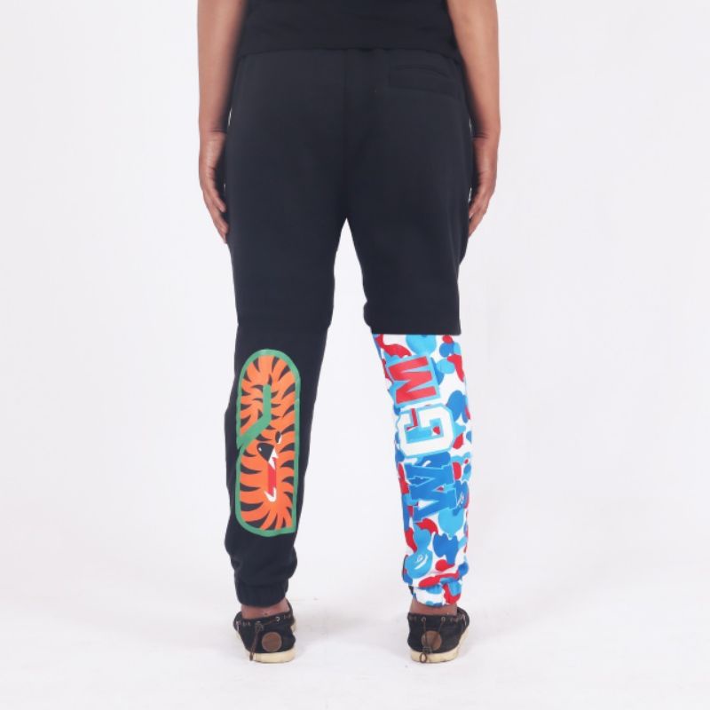 NEW!!! LONG PANTS / JOGGER BAPE SHARK WGM COMBI FULLTAG&amp;LEBEL PREMIUM