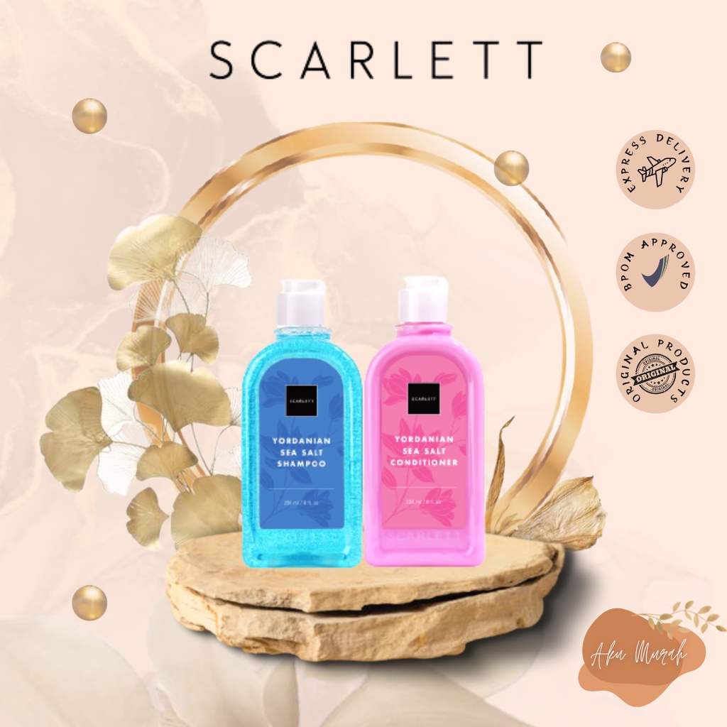 ✨ AKU MURAH ✨ Scarlett Sea Salt Shampoo &amp; Fragrance Conditioner