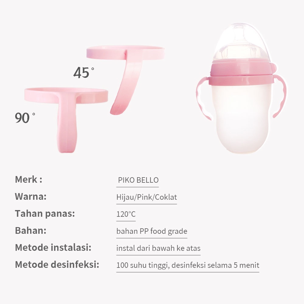 Lakhu PIKO BELLO pegangan botol susu bayi /bottle handle