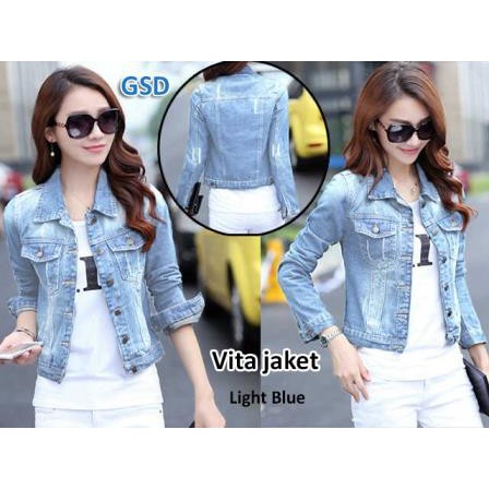 42 Model Jaket Levis Jangkis Terbaik