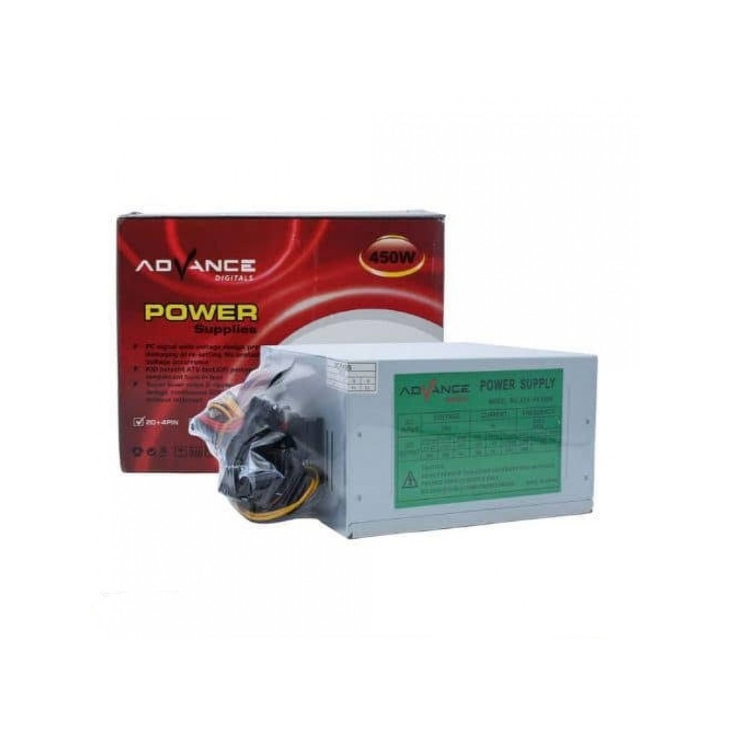 POWER SUPPLY UNIT ADVANCE 450W PSU CPU PC