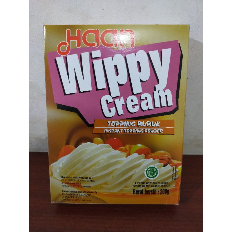 

Haan Wippy Cream Topping Bubuk