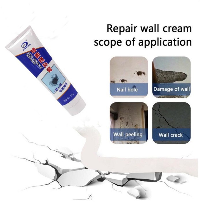 Dempul Penambal Dinding 250g Wall Repair Paste