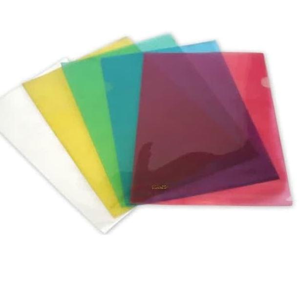 

۞ Map L Clear Sleeve Folio (1 Pak isi 12 Biji) - Merah ♠