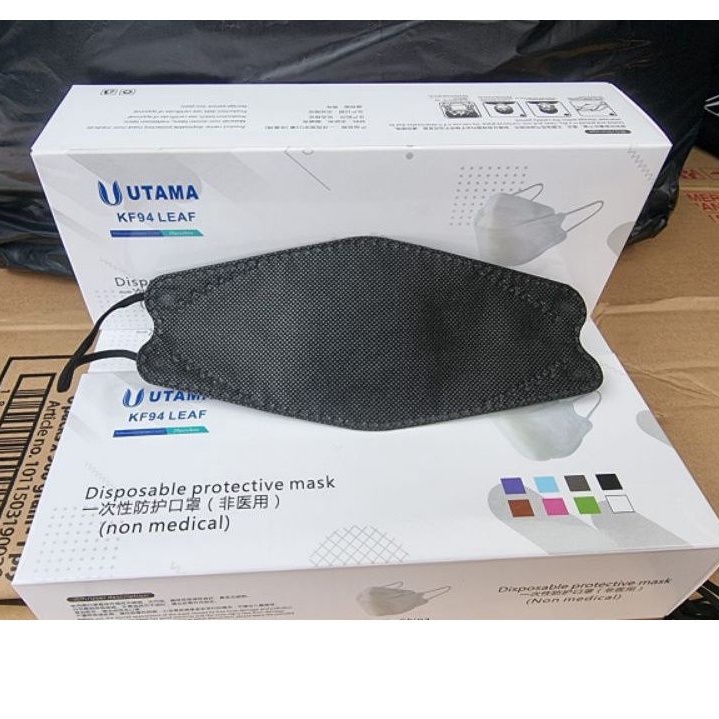 Utama KF94 Leaf Disposable Protective Mask Premium isi 20pcs/box