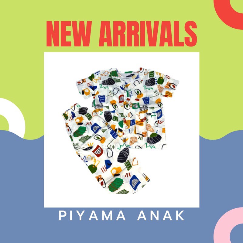 Piyama Anak Piyama Anak Laki Piyama Anak Perempuan Piyama Katun Rayon