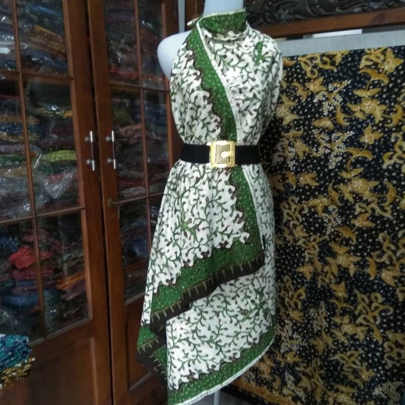 batik tulis lasem bledak hijau